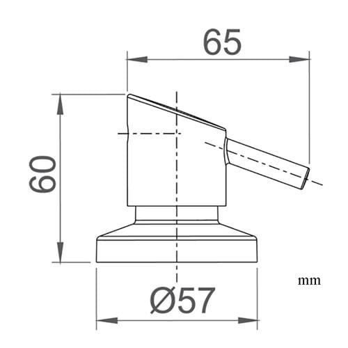 Acabamento para Registro de Gaveta e Pressão Lorenzetti Swan 4901 C42