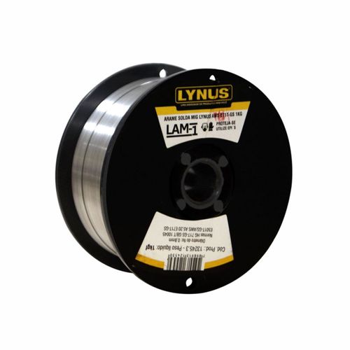 ARAME DE SOLDA MIG AWS E71T-GS 1KG 0,8M LYNUS