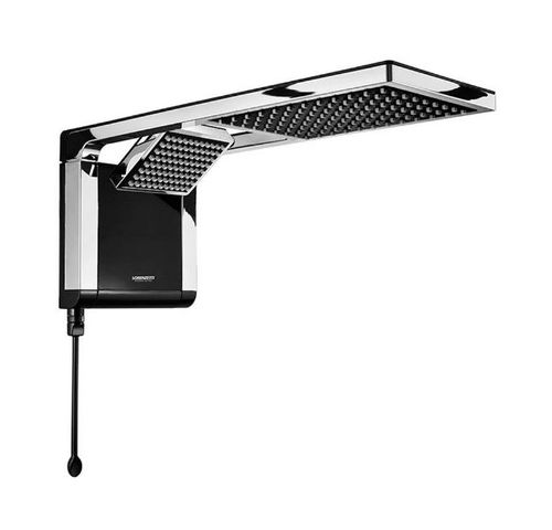 Ducha ACQUA Duo Lorenzetti PRETA/CROMADO 220V FLEX 6800W