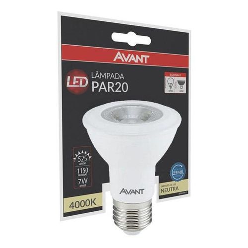 Lampada PAR20 Avant 7w 4000k