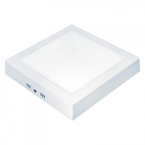 Painel Led Sobrepor Quadrada 24w 3000k Avant Amarela