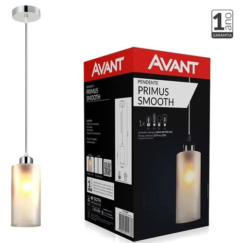 PENDENTE AVANT PRIMUS ALBA 1XE27