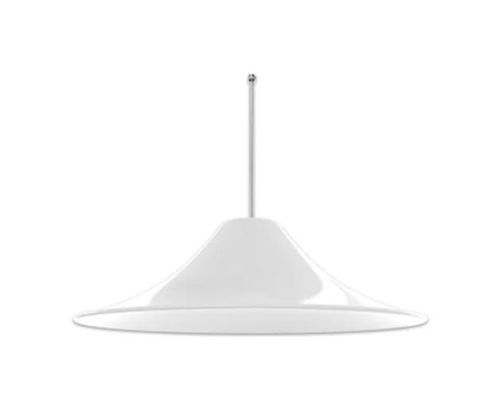 Pendente Chapéu Chinês Bronzeart Branco 40 cm