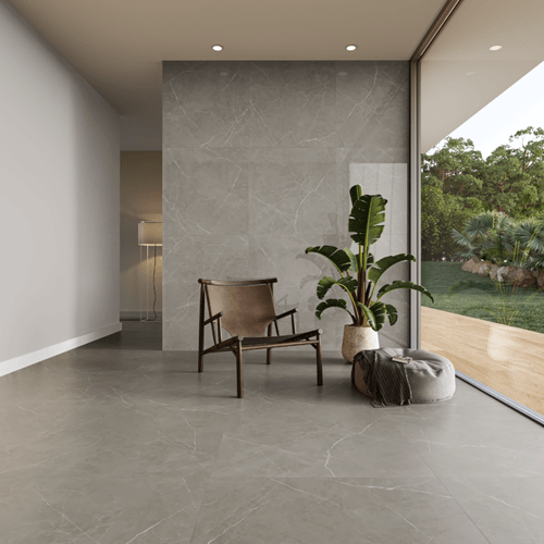 Porcelanato Essence Cinza Polido EXTRA 80X80 Incesa