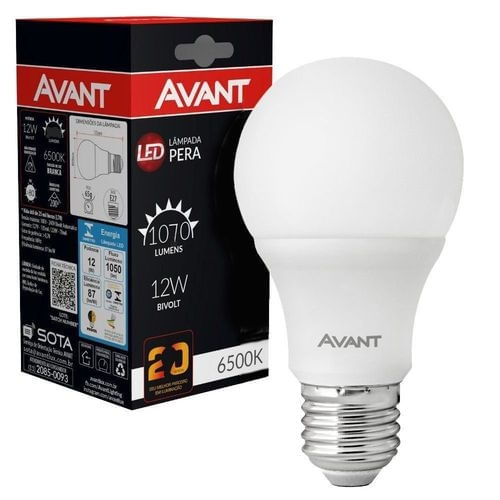 Lâmpada de LED Bulbo 12W Bivolt Avant