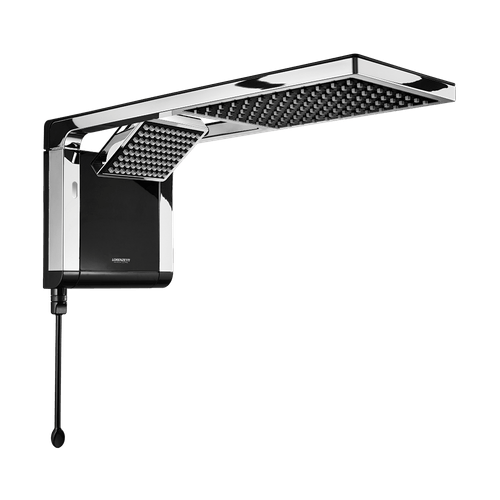 Ducha Acqua Duo Preto/Cromado 220V 7800W Lorenzetti