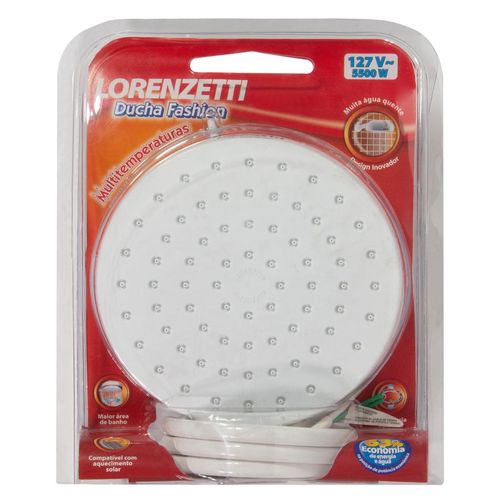 Ducha Fashion Branca 127V 5500W Lorenzetti