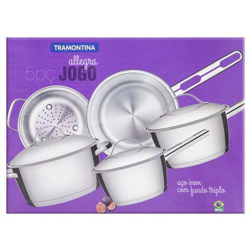 JOGO PANELAS 5 PCS ALLEGRA 65650/280 T