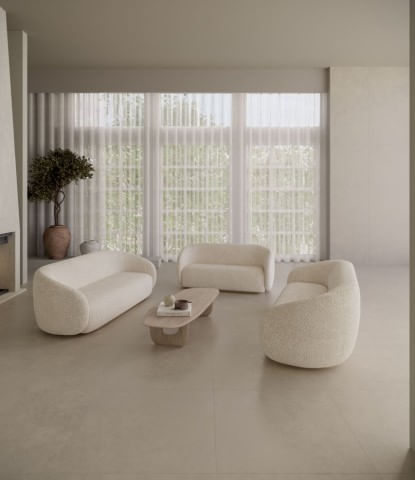 Porcelanato Chicago Avorio Satin EXTRA 80X80 Biancogres
