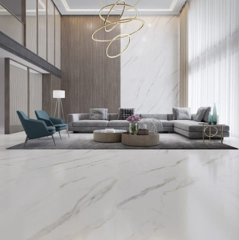 Porcelanato Calacata Altissimo Satim Acetinado 60x120 Biancogres