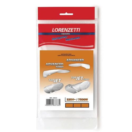 Resistência para Chuveiro Ducha Advanced 3055-O 7500W 220V - Lorenzetti