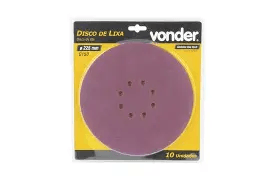 DISCO LIXA 225MM (C/10) G150-VONDER